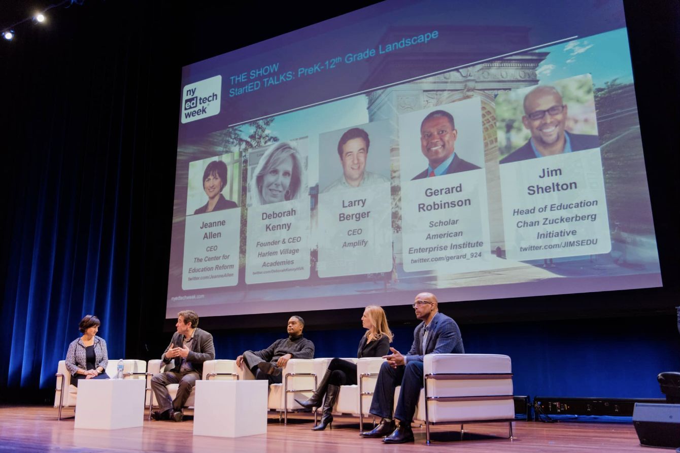 A panel at NY EdTech Week