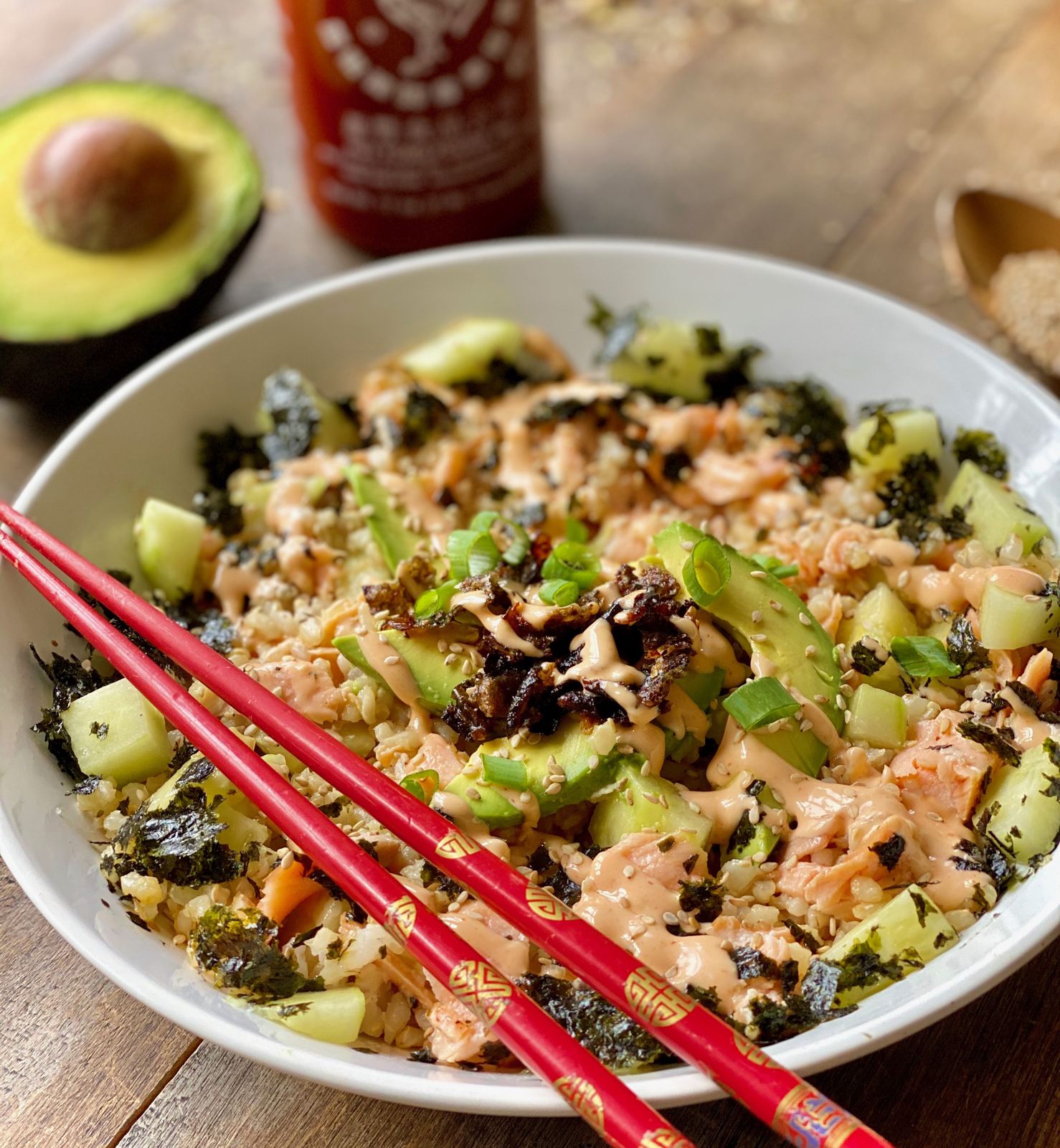 A sushi bowl